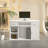 Modern Rectangular Manufactured Wood Reception Desk