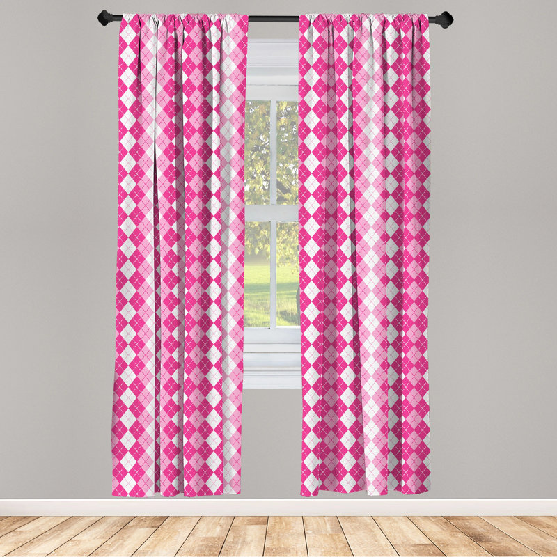 Semi-Sheer Rod Pocket Curtain Panels, 28" x 84"