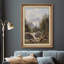 «Autumn Mountain Range Forest Trees», peinture sur toile encadrée-86450334