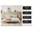 Rattan Solid Wood Platform Bed-113420145