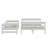 Wood Twin XL Over Queen Bunk Bed With Ladder