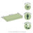 Furinno TANNA Floating Shelves for Wall, 9 x 47 Wall Shelf, Wall Mounted Floating Shelf with Invisible Brackets, 2-in Thick Shelf, for Bathroom, Living Room, Bedroom, Home Office, White-126669014-127118258