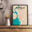 Buffalo City Map, reproduction d'impression sur affiche en beige-24705388