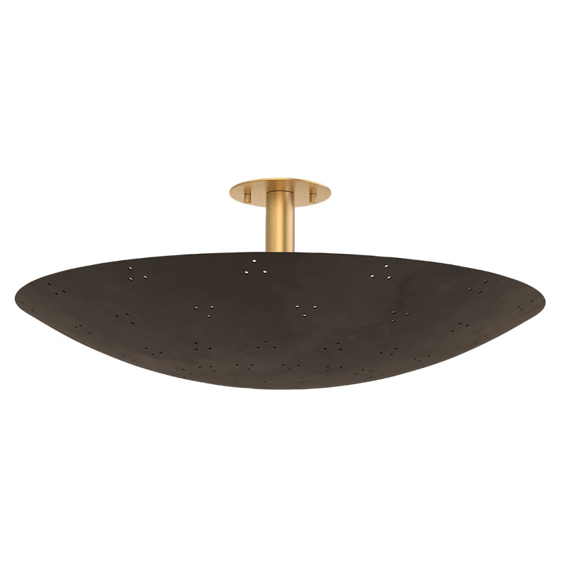 10.5" H x 10.5" W x 28" D, E26 Bulb, Black