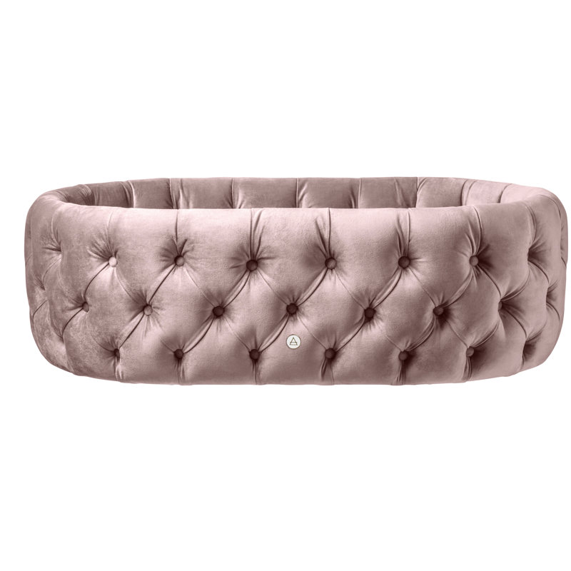 Bassinet with Mattress, Dusty Pink