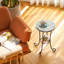 Table d'appoint de patio avec tablette Fenske-1618583326