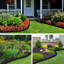 Ensemble de bordure sans creusage 60FT 2IN avec ciseaux, bordure de jardin en PP robuste avec 54 pointes d'ancrage, bordure pour aménagement paysager, jardin, noir-121303603