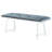 Dark Grey And Chrome Upholstered Tufted Bench