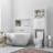 Keedyn 77" H Freestanding Over-the-Toilet Storage Rack and Cabinet-592045927