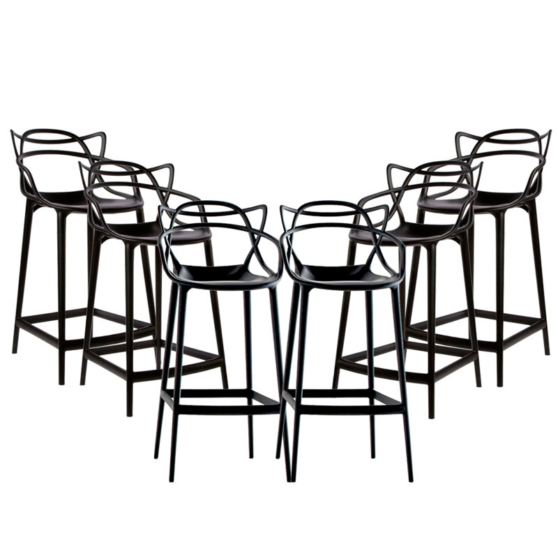 Tabouret 30 po Baek, Noir