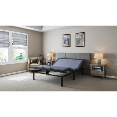 Bt2000 Adjustable Queen Bed - Full Positions Change Performance, Wireless Remote Control, Programmable Memory Position, Head And Foot Adjustable, 850 Lbs Capacity, Capability Adjustment, 31 Legs