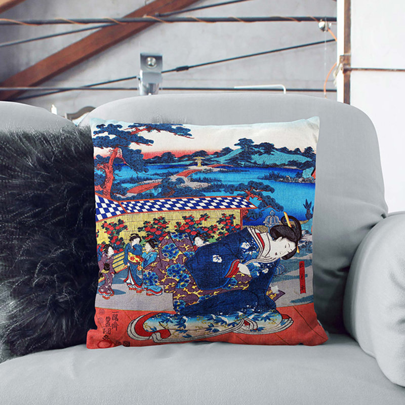 Square Throw Cushion, 55cm H x 55cm W x 20cm D