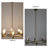 6 - Light Dimmable Gold Wagon Wheel Chandelier