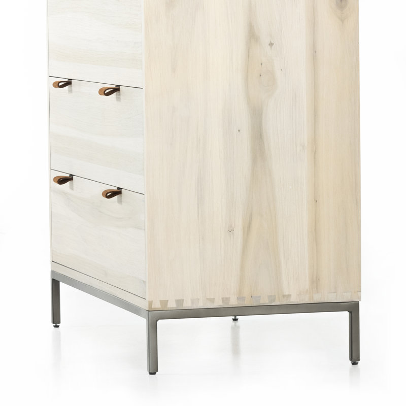Loki 36" W 5-Drawer Dresser, Dove Poplar