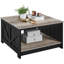 Farm House 4 Legs Coffee Table, Centre Table for Living Room with Storage