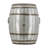 22.5X22.5X26" Drum Side Table