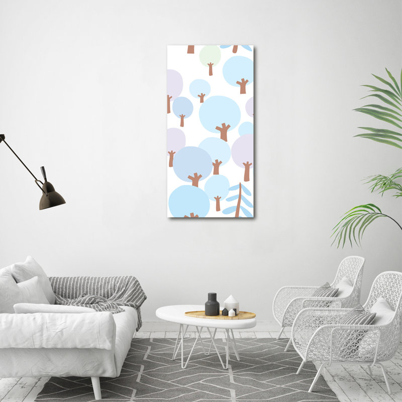 Trees - Wrapped Canvas Print, 120cm H x 60cm W