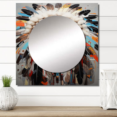 Art mural miroir pour salle de bain