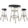 Ensemble de table bistro rétro 3 pièces 1950S Retro