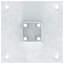 VidaXL Silver Hot-Dip Galvanised Steel Mounting Hardware