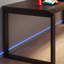 Bureau rectangulaire en bois massif noyer clair colo-471808087