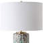 Orren Ellis Varanasi Teal Table Lamp