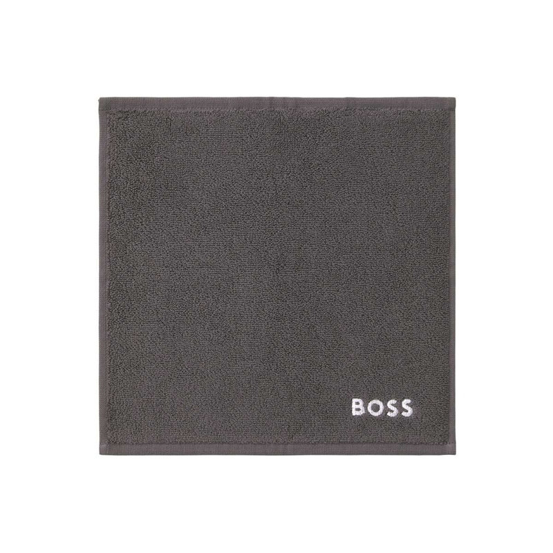 100% Cotton Plush Washcloth, Graphite