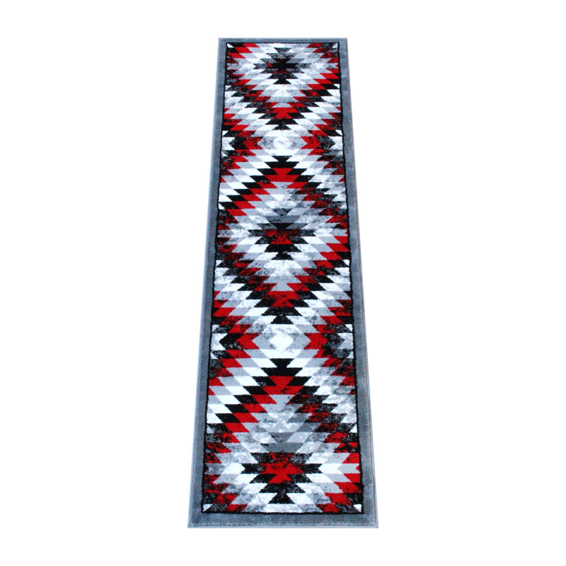 Tapis intérieur Akwasi, Tapis de couloir 2 pi x 7 pi 3 po