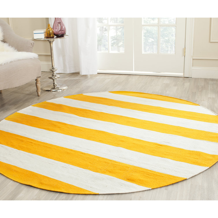Parikh Hand Woven Cotton Striped Rug