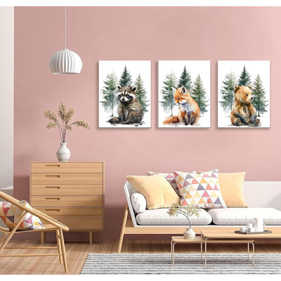 3 Piece Wrapped Canvas Set