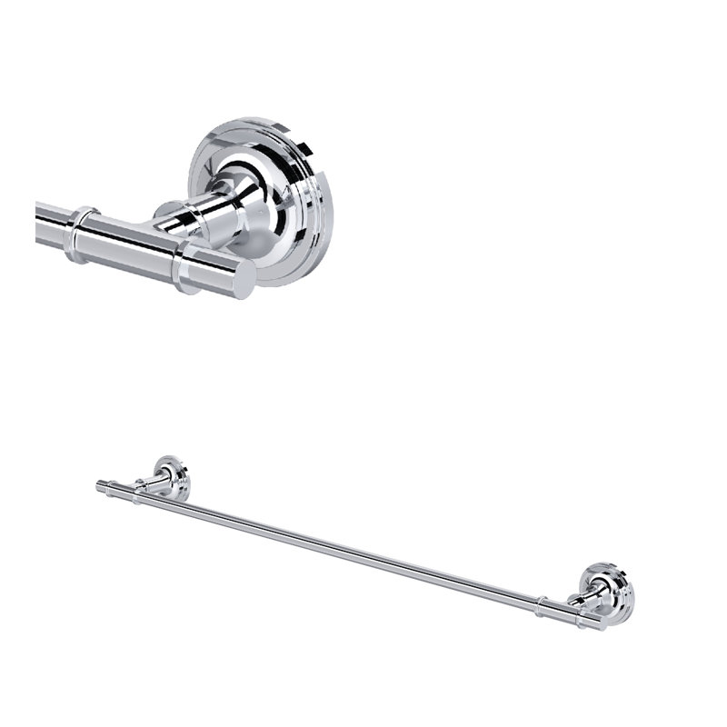 San Giovanni 24" Towel Bar, Polished Chrome