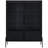 Freestanding Display Cabinet With 2 Storage Drawers, Glass Doors, 4-Tier Adjustable Shelves, And LED Light For Living Room, Kitchen, Office-1751357894