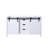 Marsyas 60 in W x 22 in D Double Bath Vanity-37292563