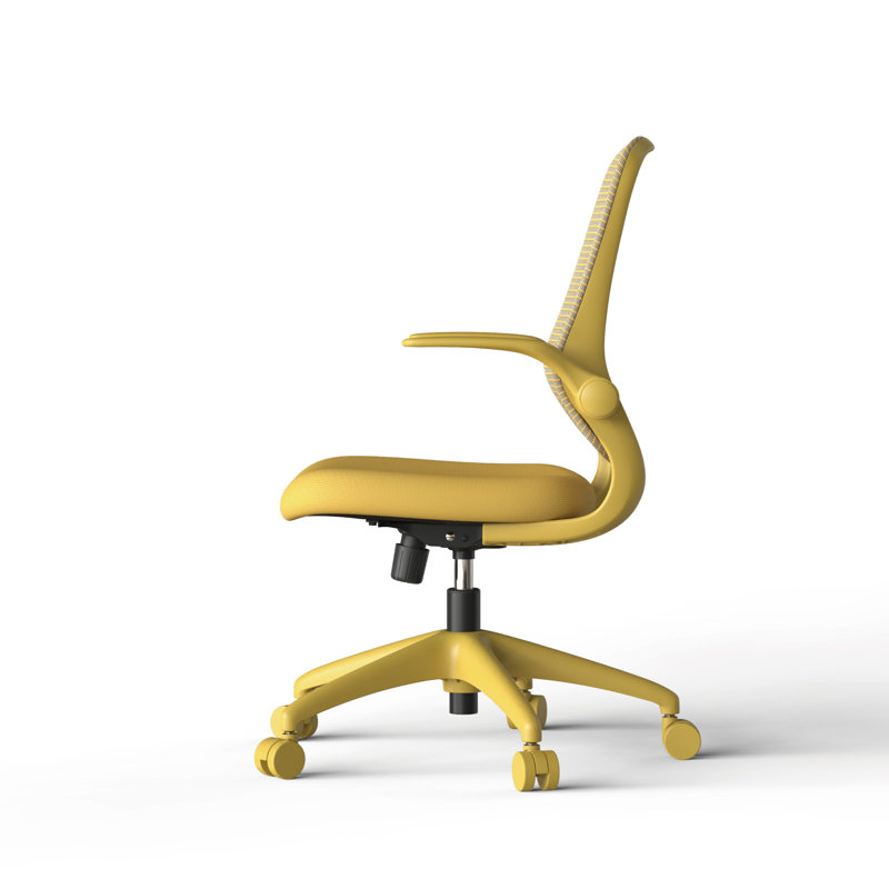 Chaise de bureau ergonomique ergonomique, Jaune, Jaune