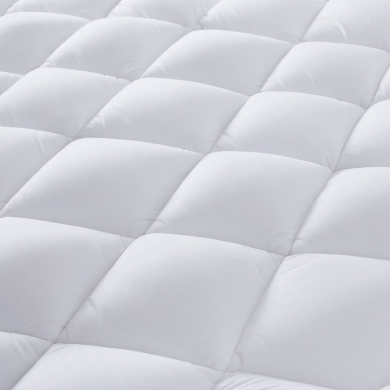 Surmatelas 3 po - duvet synthétique + rembourrage en mousse déchiquetée, Lit simple
