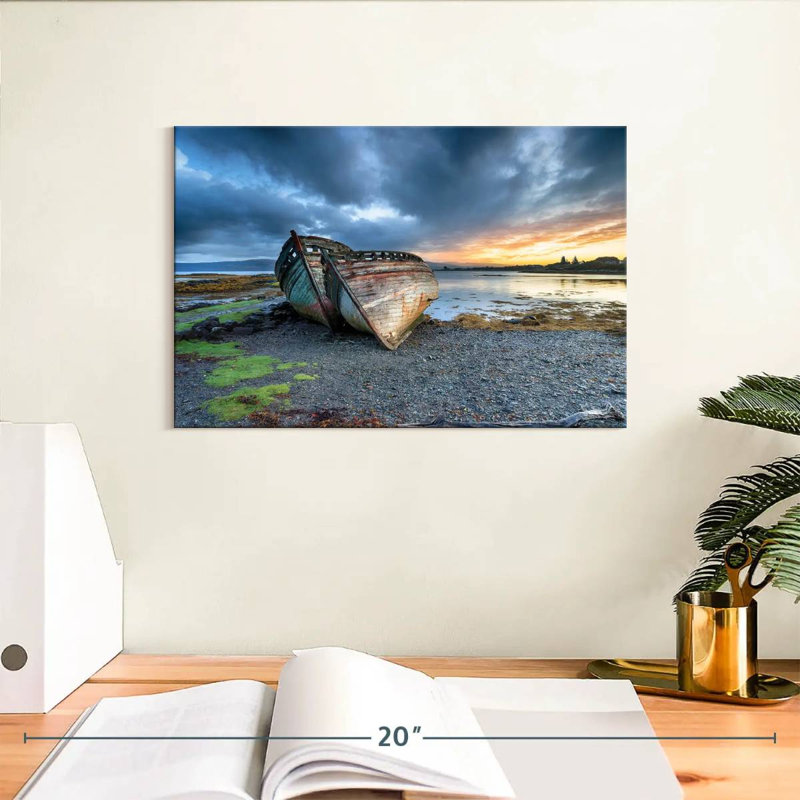 Mehar Isle Of Mull Shipwreck, 8" H x 12" W