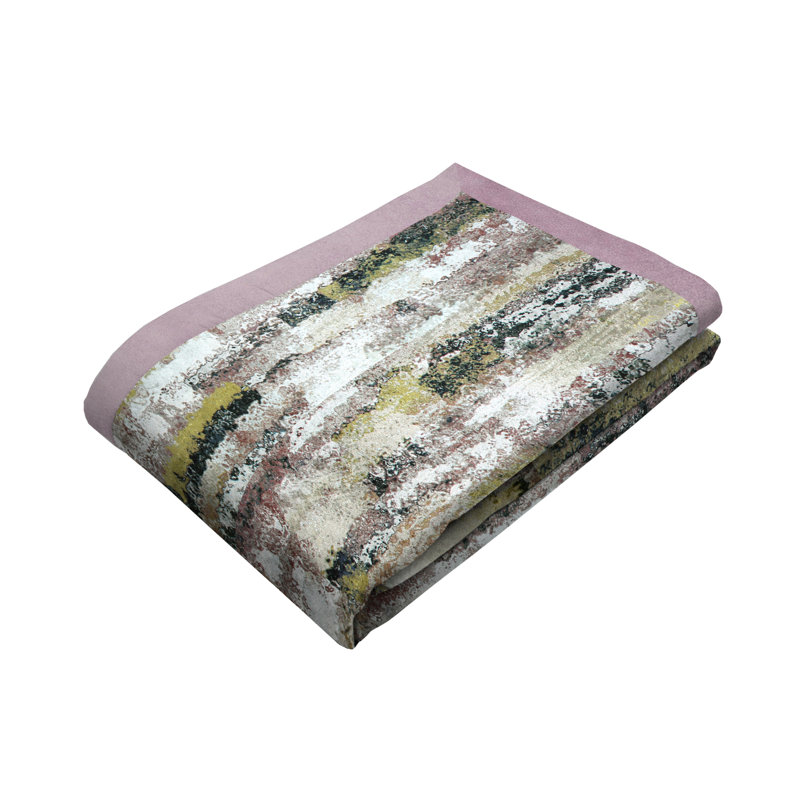 Emmy 100% Polyester Bed Runner, Blush Pink, W50 x L220cm