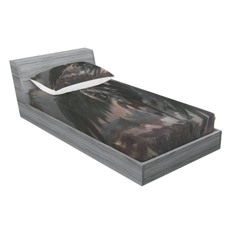 Microfiber Sheet Set, Twin Sheet Set with Fitted Sheet