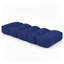 Coussin de banc sur mesure 42×16 avec rembourrage en billes de mousse et coton soyeux, housse en oléfine pour usage intérieur et extérieur, BRY-009-1505046187