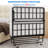  Twin Folding Bed with Mattress for Adults, Sturdy Metal Frame with CertiPUR-US Certified 4" Memory Foam Mattress & Bamboo Rayon Cover, Rollaway Bed - 75" x 38", Black-1476370657-1476370658