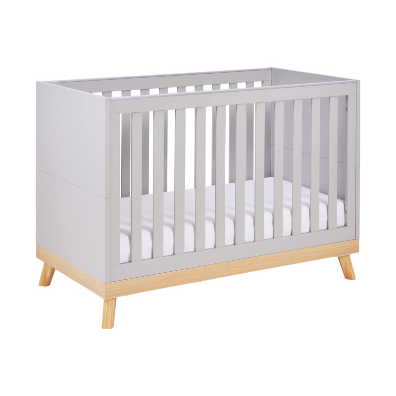 Mona Mini Cot Bed, Grey