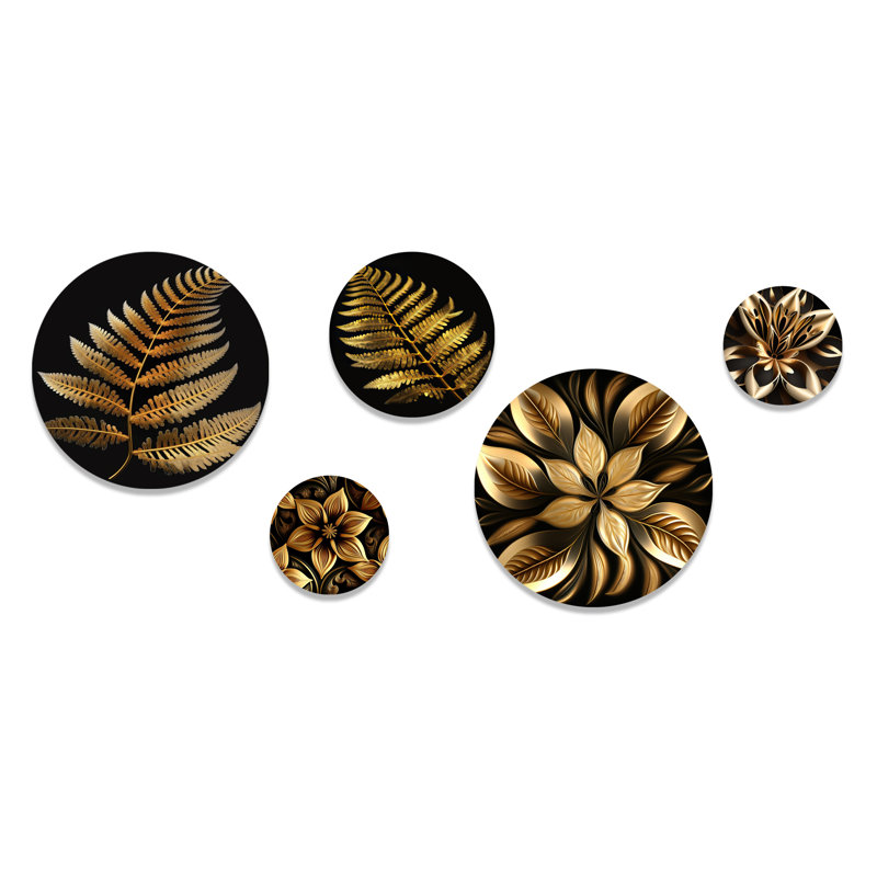 Plants & Flowers Wall Decor on Metal