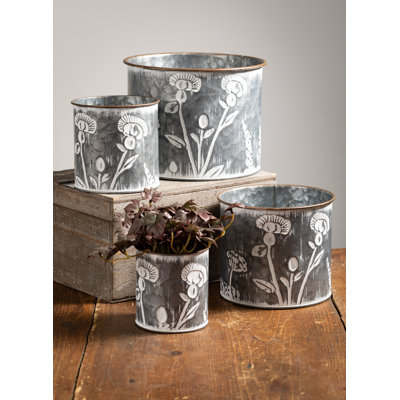 Tuileries Metal Pot Planter