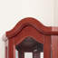 Armoire d'angle lumineuse avec portes en verre et 3 tablettes-2053293324