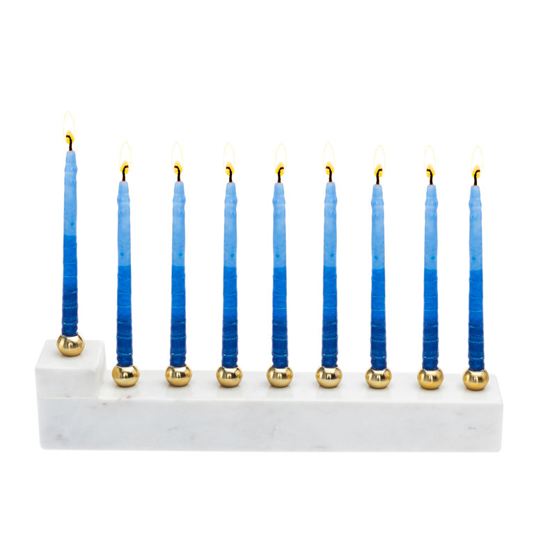 Marble L Menorah