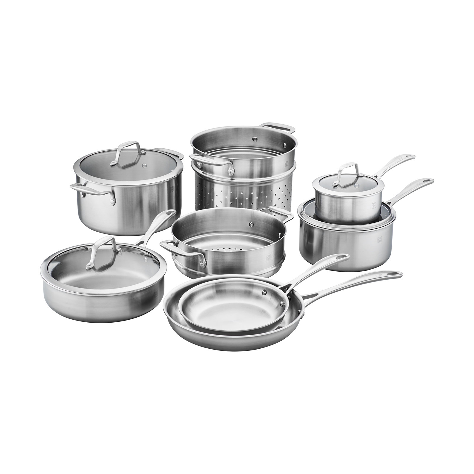Spirit 12 Piece Stainless Steel Cookware Set