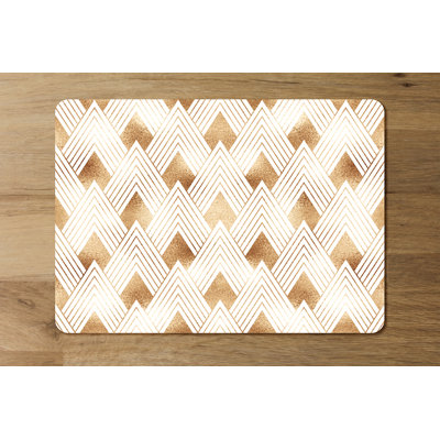 Hively Wood Geometric Rectangle Placemat