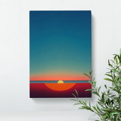 Unusual Sunset - Wrapped Canvas
