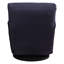 Fauteuil inclinable bleu marine avec rembourrage en lin, rotation à 360 degrés - pour la détente, base rotative paresseuse, convient à plusieurs pièces de 22,28 po Profond