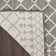 Richarson Rectangle Geometric Machine Woven Polypropylene/Polyester Indoor/Outdoor Area Rug in Charcoal/Gray